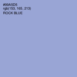 #99A5D5 - Rock Blue Color Image